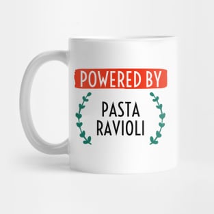 Powered by Pasta Ravioli Mug